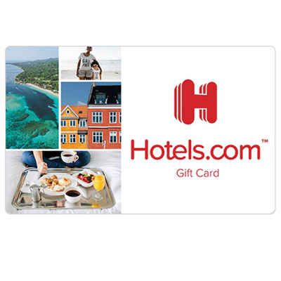 HOTELS.COM<sup>&reg;</sup> $25 Gift Card - Hotels.com is the obvious choice for hotels mainly because of their website address. Beyond that, Hotels.com has over 435,000 hotels in over 60 countries to choose from. They will make sure you get the cheapest rate and best experience whether you are traveling for work, or play.