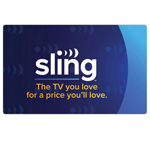 SLING TV<sup>®</sup> $25 Gift Card